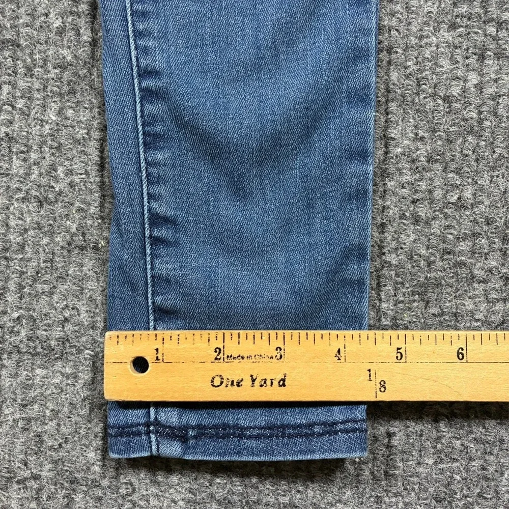 Old Navy 360 Stretch Ballerina Jeggings Girls Size 16‎ Blue Denim Built In Tough
